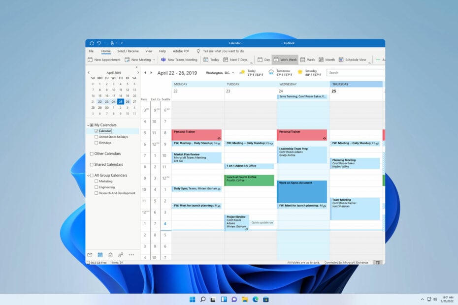 How to Show Manage Tasks in Outlook Calendar