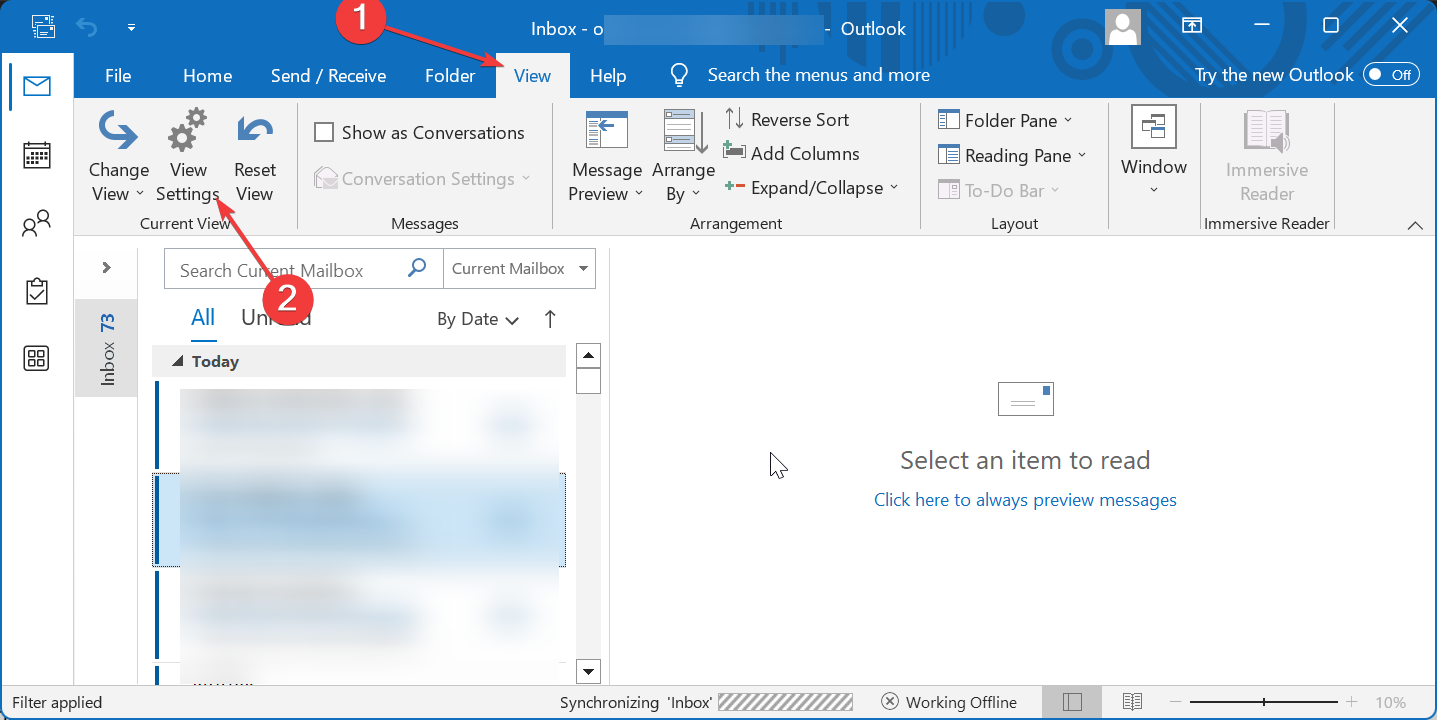 view settings  how to color code emails in outlook