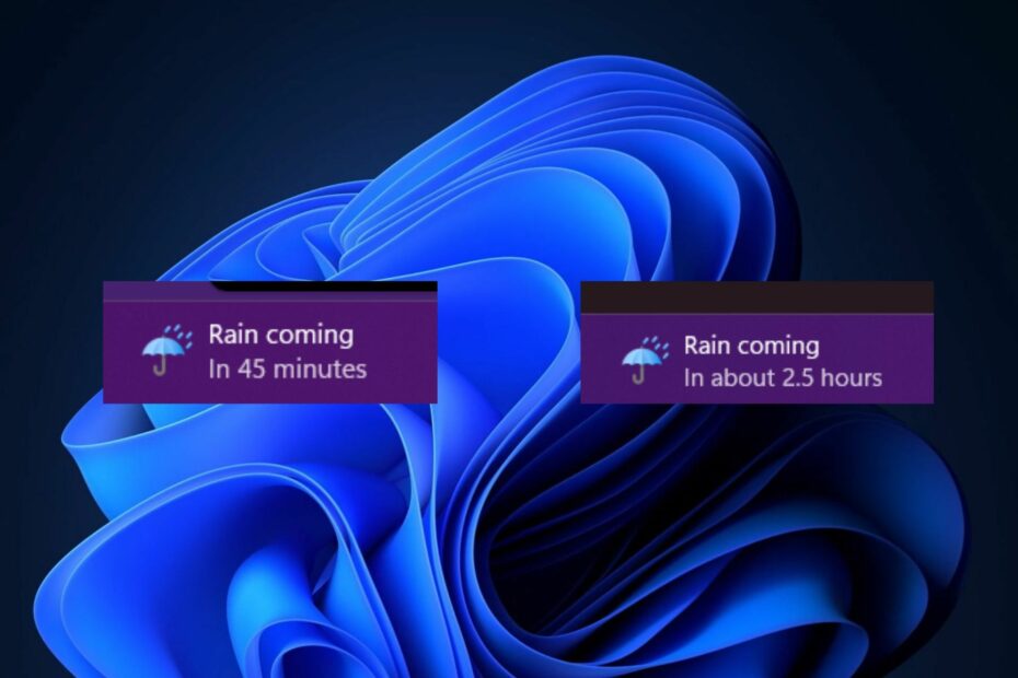 The Windows 11's weather widget now offers a detailed weather forecast