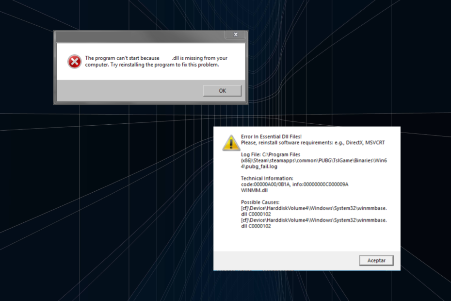 winmmbase.dll Crashing: How to Fix This Error on Windows 11