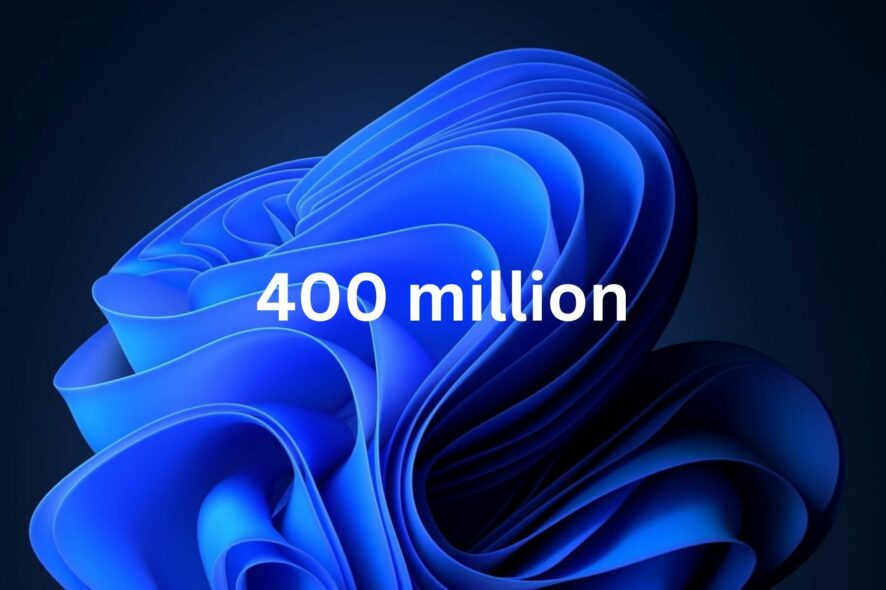 windows 11 400 million users