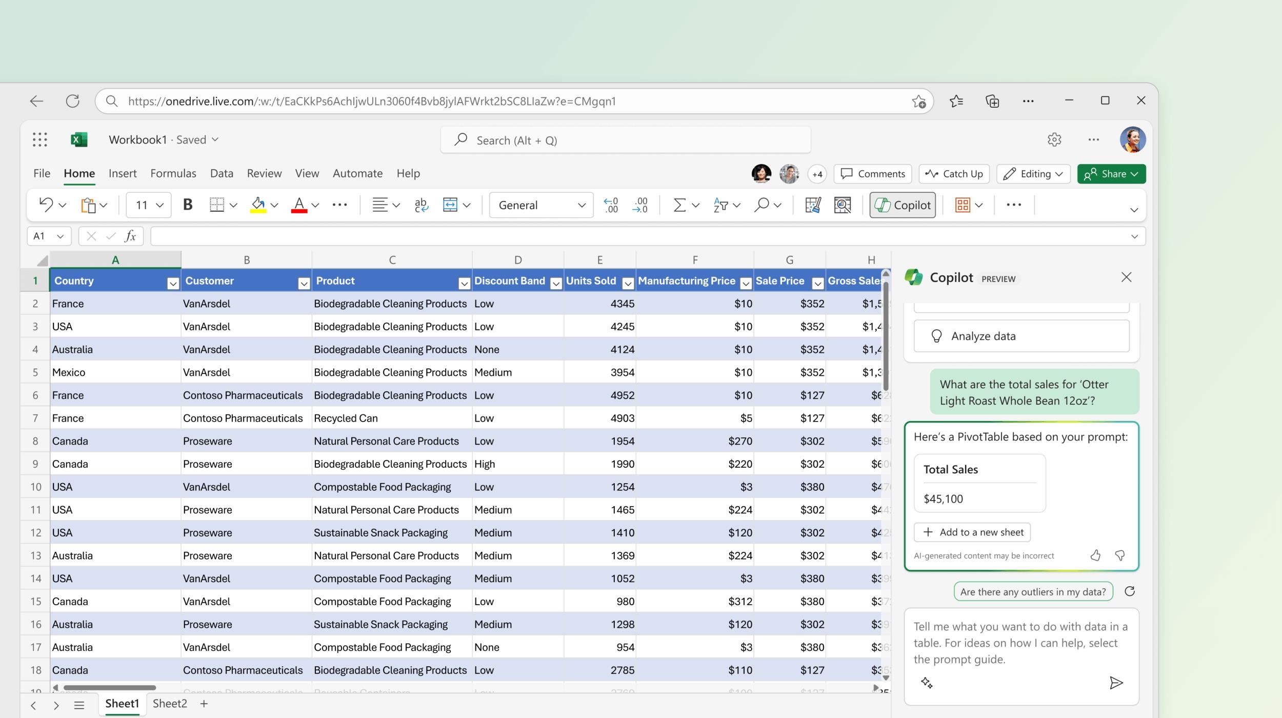 copilot in excel