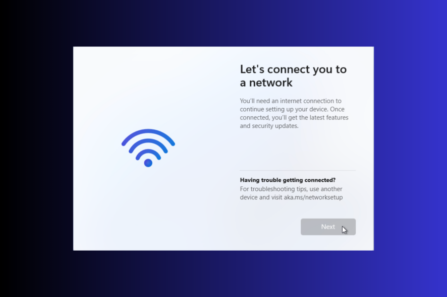 Fix Stuck on Let's Connect You to a Network on Windows 11