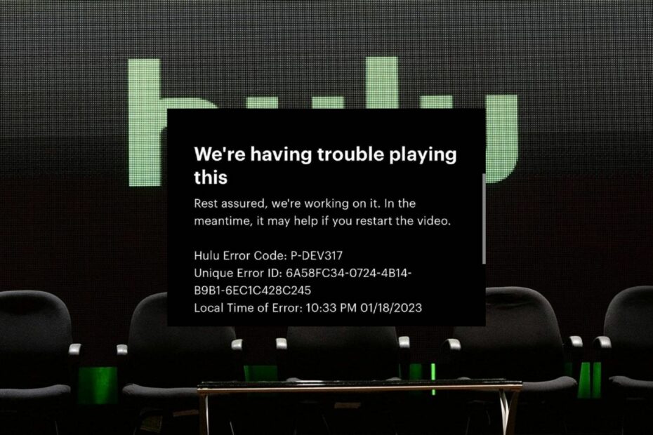 Fix Hulu Error Code P DEV317 Fix hulu error code p dev317