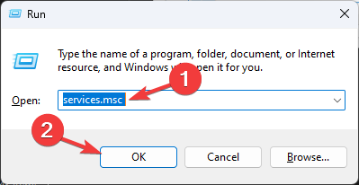 Comando RUN Services: no se puede desactivar la protección en tiempo real en Windows 11