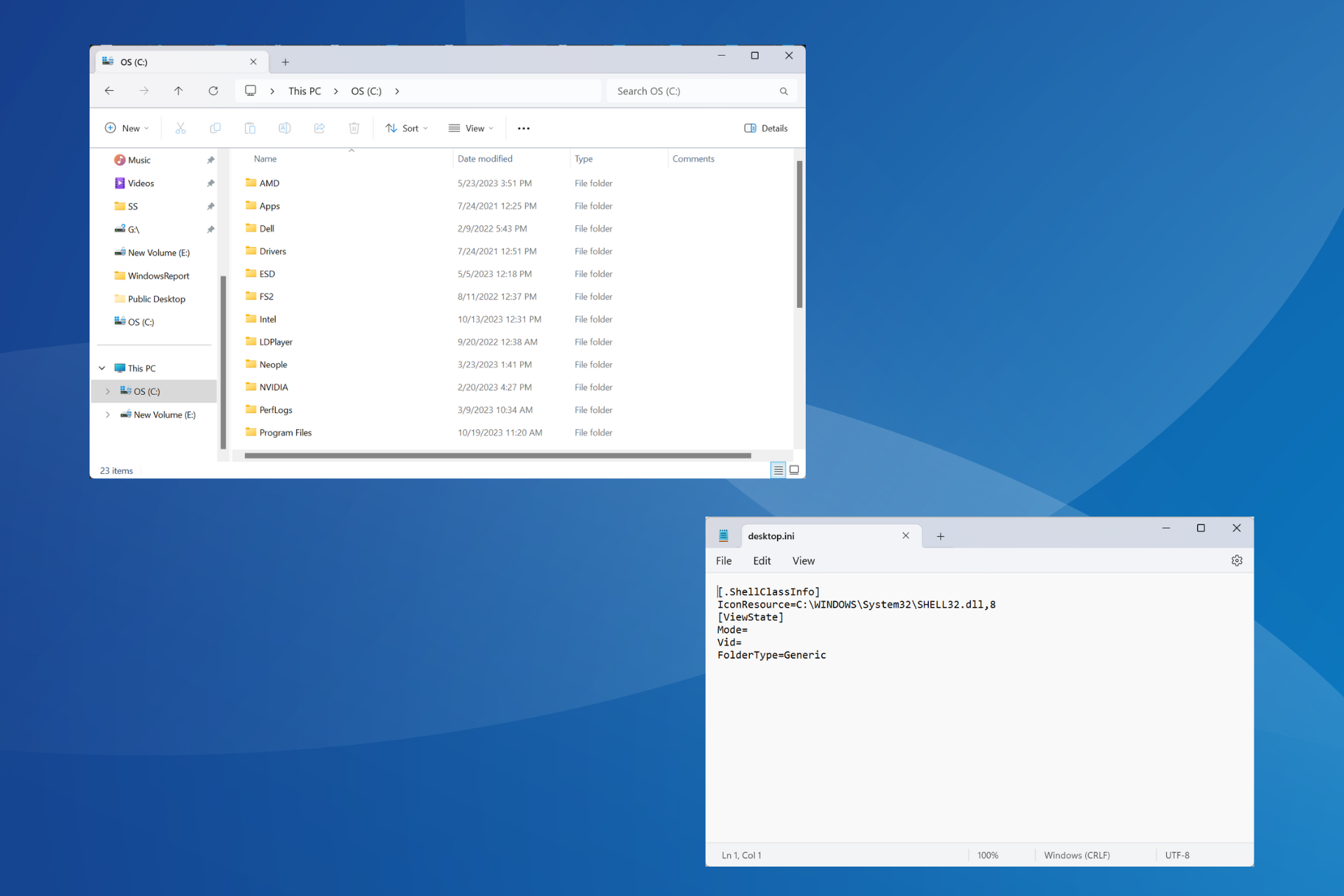 how to add comments to folders in Windows 11