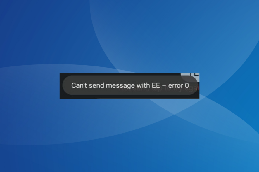 Fix EE error 0