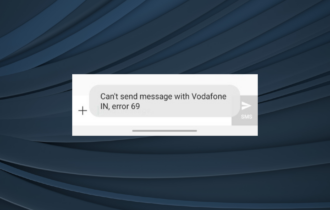 fix error 69 Vodafone