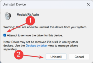 Solved: Install Realtek HD Audio Driver Failure Error