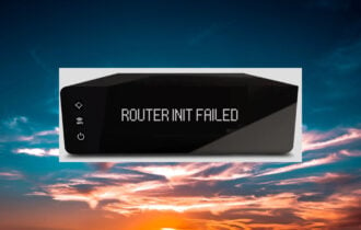 router init failed Altice One