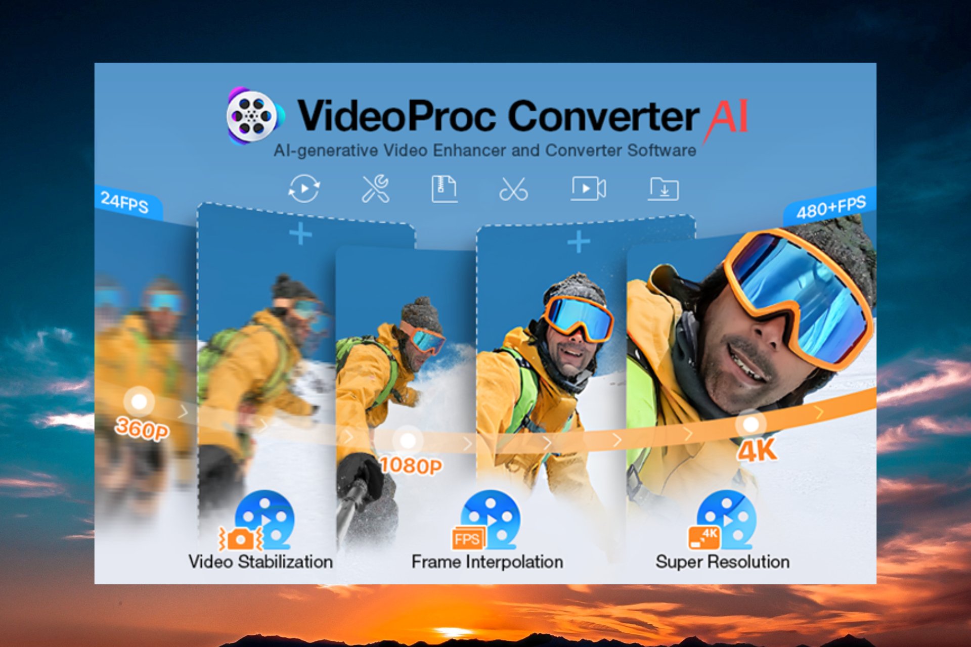 VideoProc Converter AI new Ai features