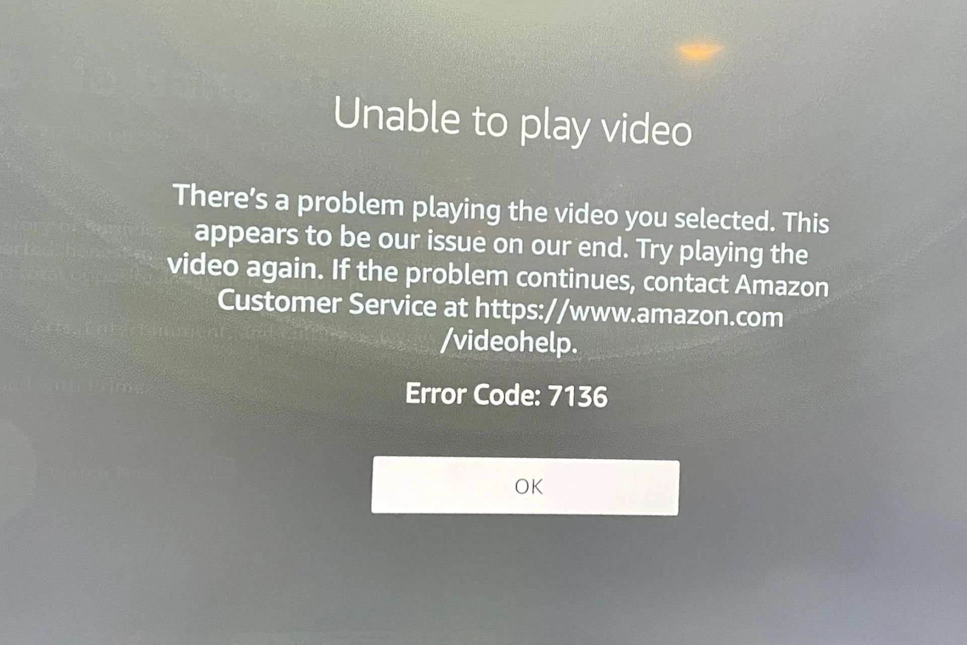 8 Ways to Fix Amazon Prime Error Code 7136