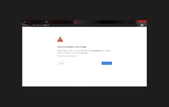 Roblox - Privacy error - Your connection is not private