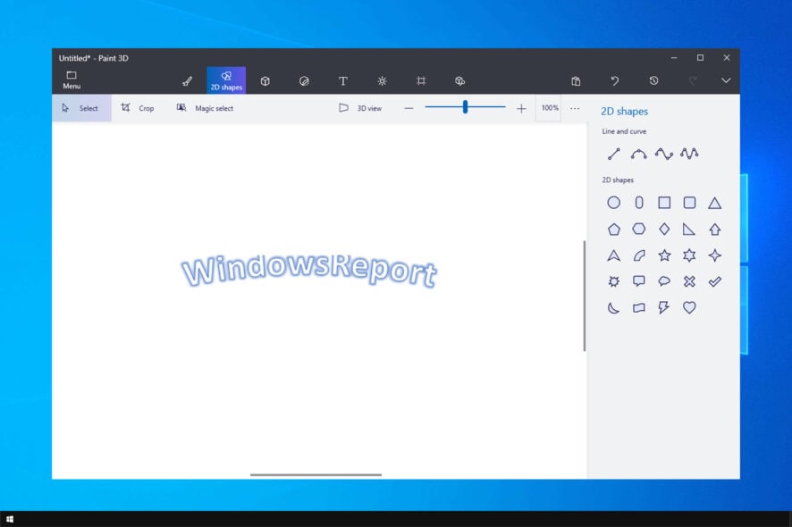 how to curve text in paint 3d