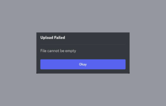 Discord: Upload Failed. File Cannot Be Empty