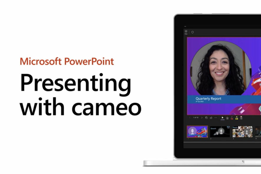 Microsoft PowerPoint - Cameo feature