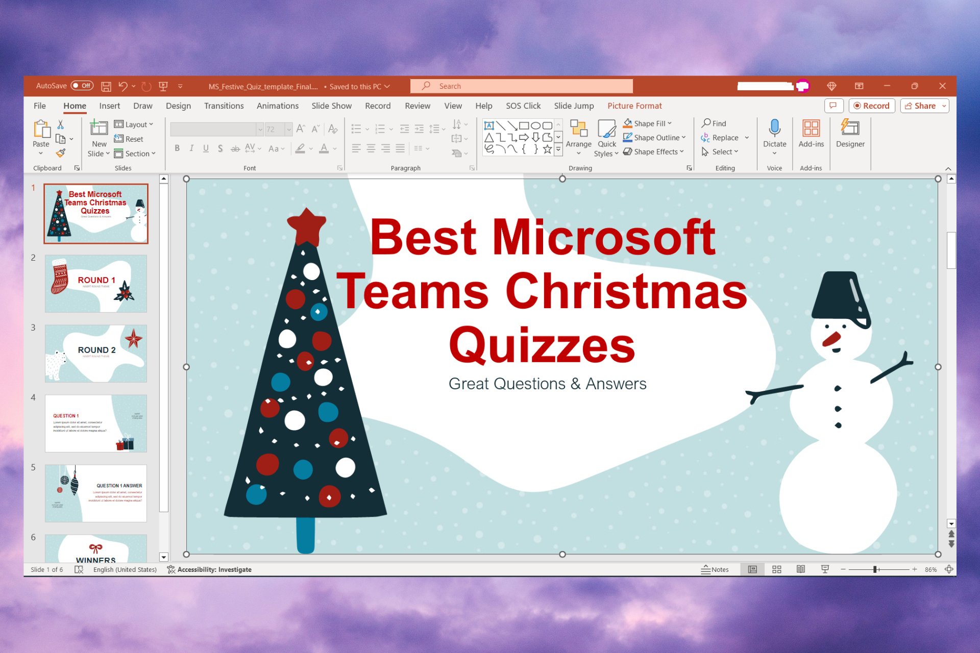 What are the best Microsoft Teams Christmas Quizzes