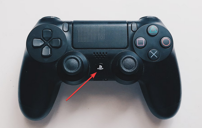 Power Button pS4 to open quick menu