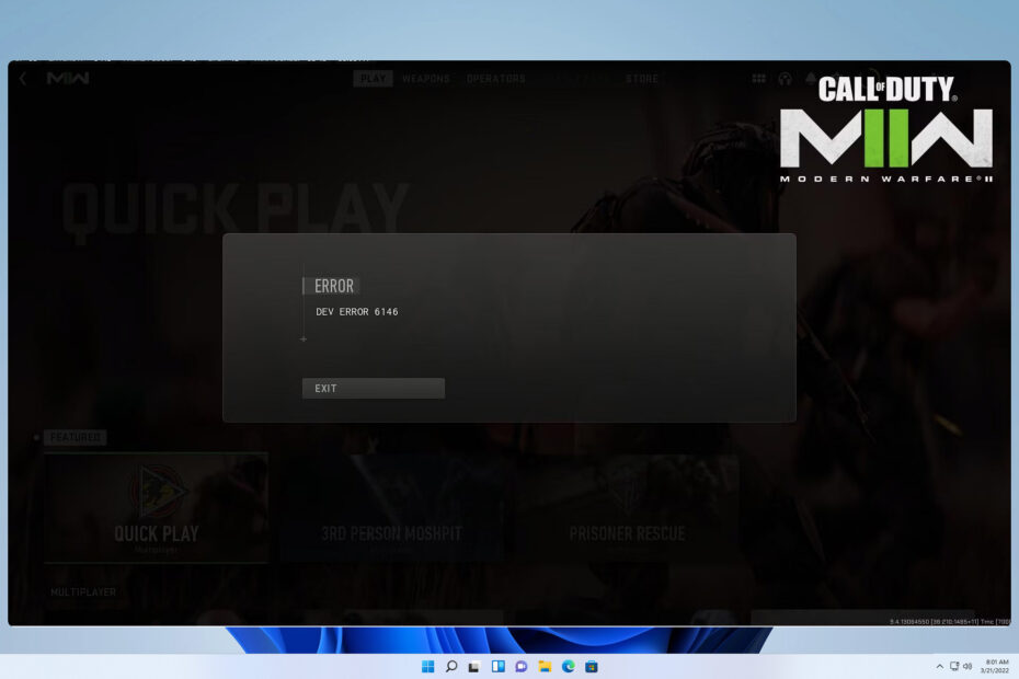 Dev Error 6146 in CoD: 3 Ways to Fix it [MW2, MW3, Warzone]