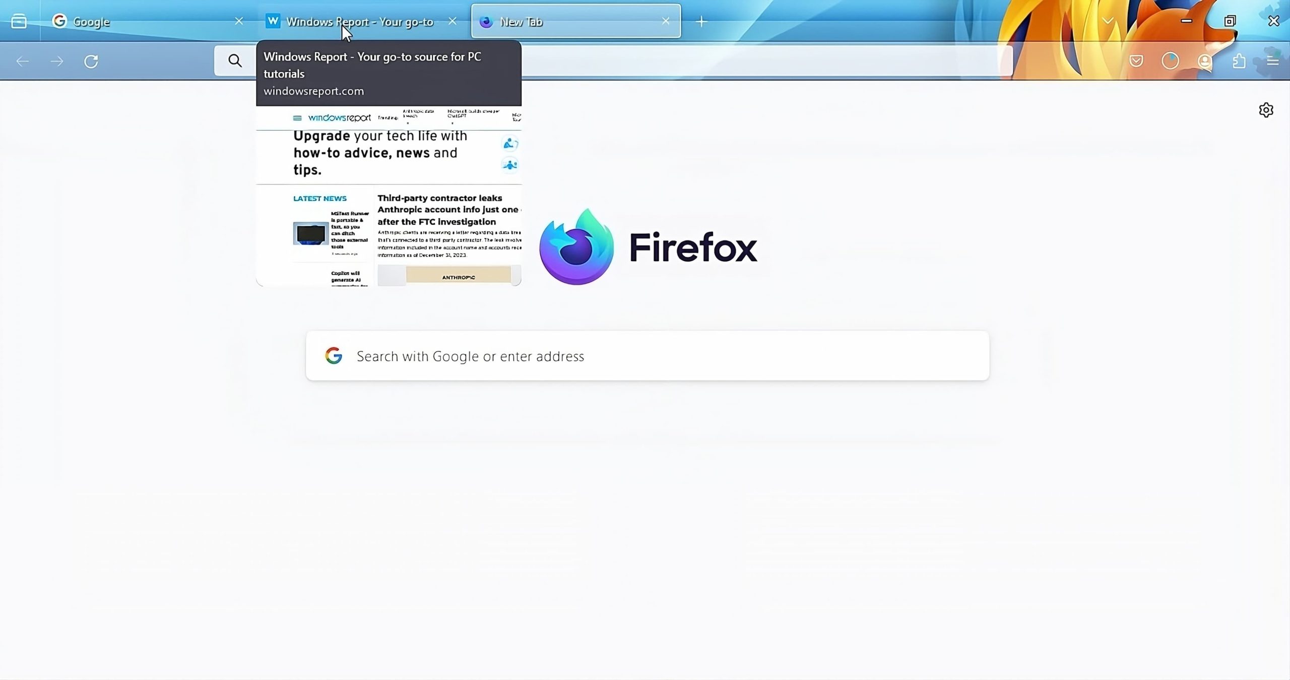 Mozilla Firefox finally supports tab hover previews