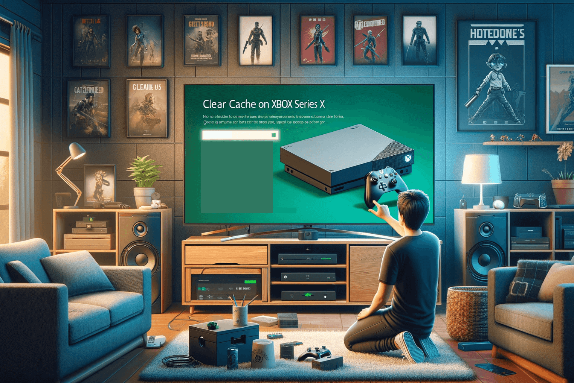 Clear Cache on Xbox Series X