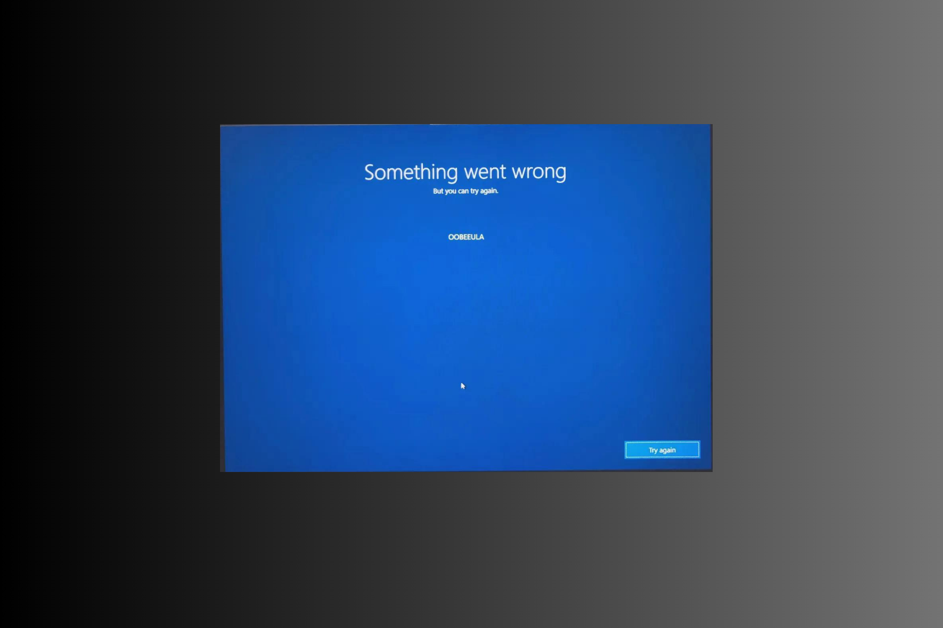 OOBEEULA Error on Windows 11