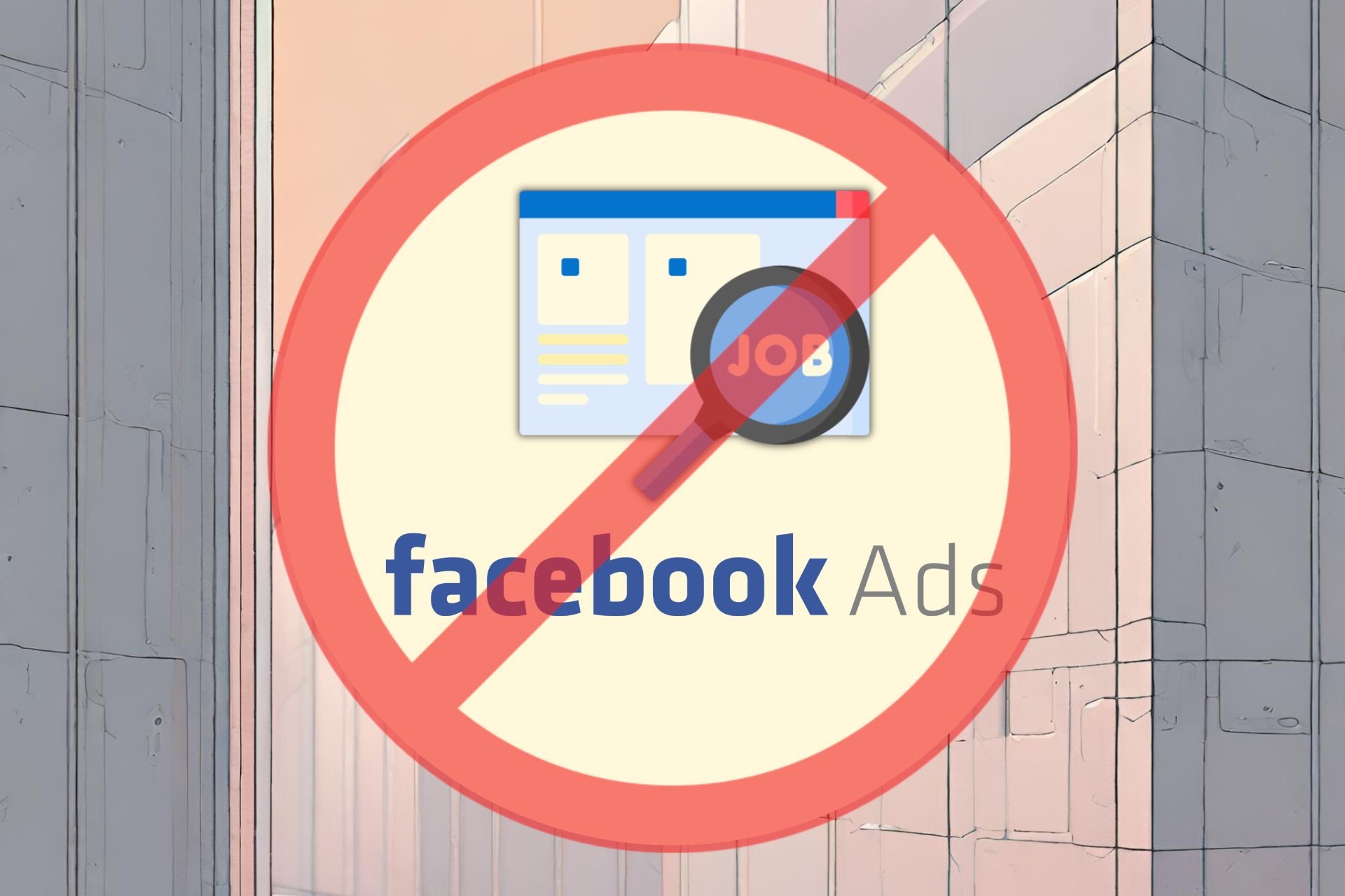 Blocked Facebook Ads Job Search