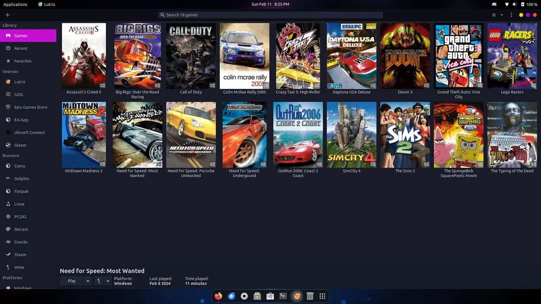 windows games on linux