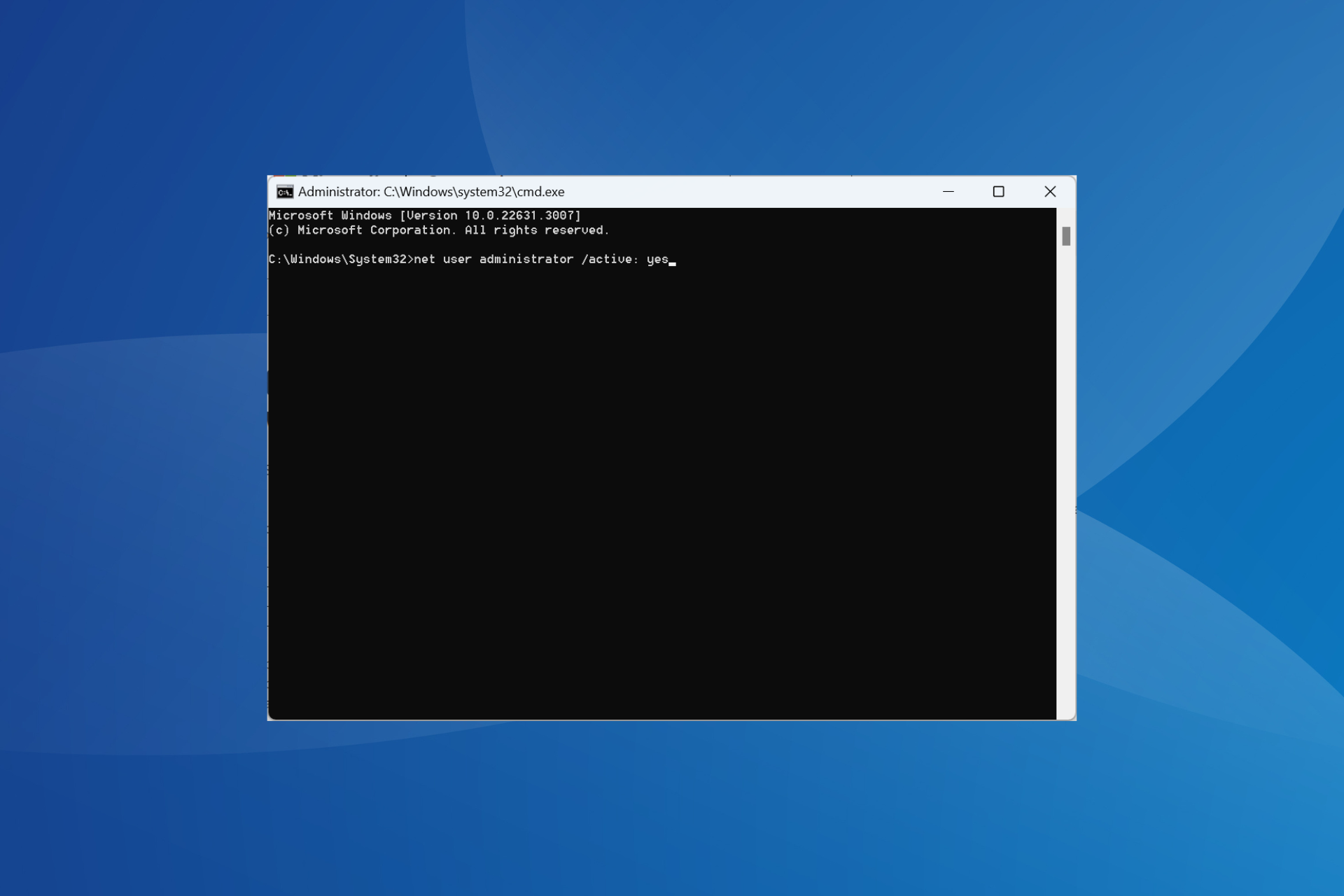 fix generate random password by windows command line