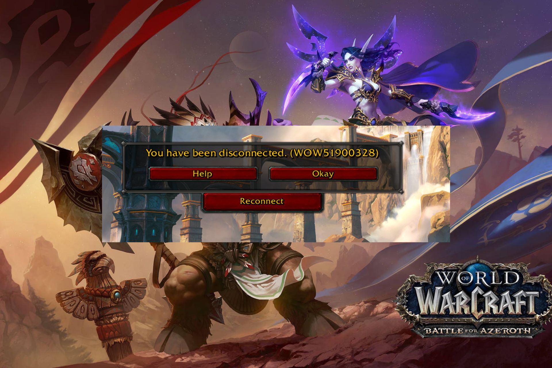 Solved: World of Warcraft wow51900328 Error