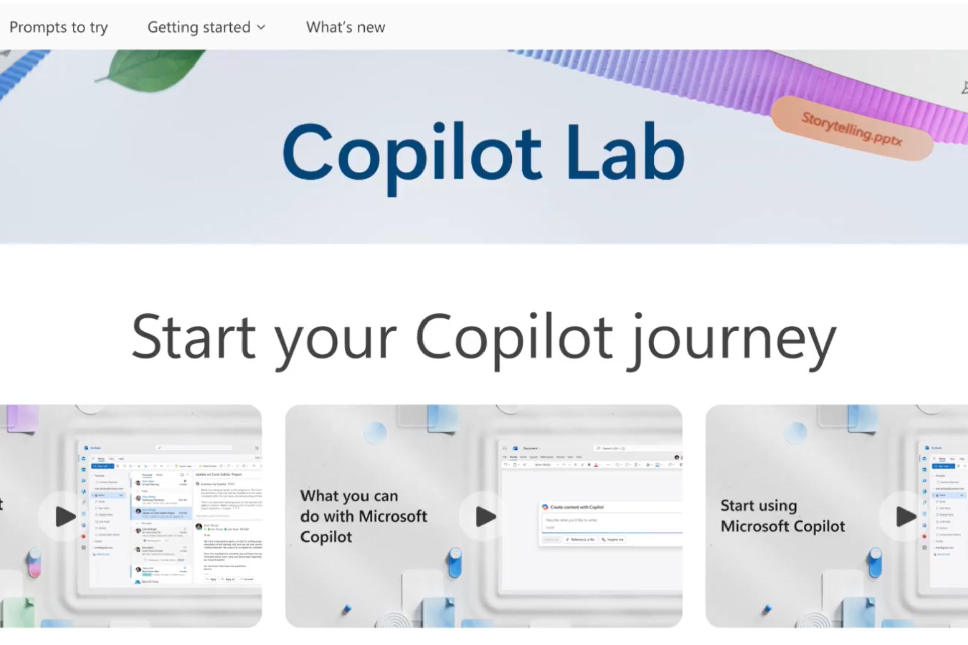 Microsoft Copilot Lab