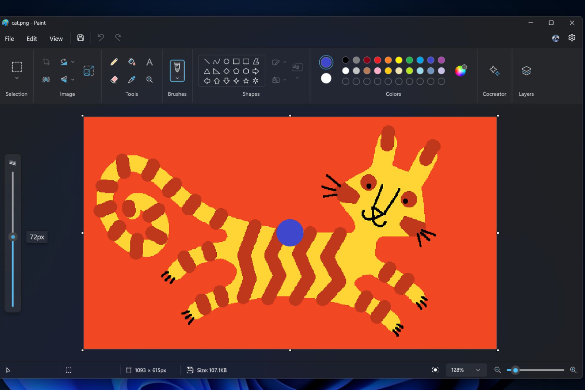 Microsoft Paint’s new slider allows users to customize canvas sizes precisely