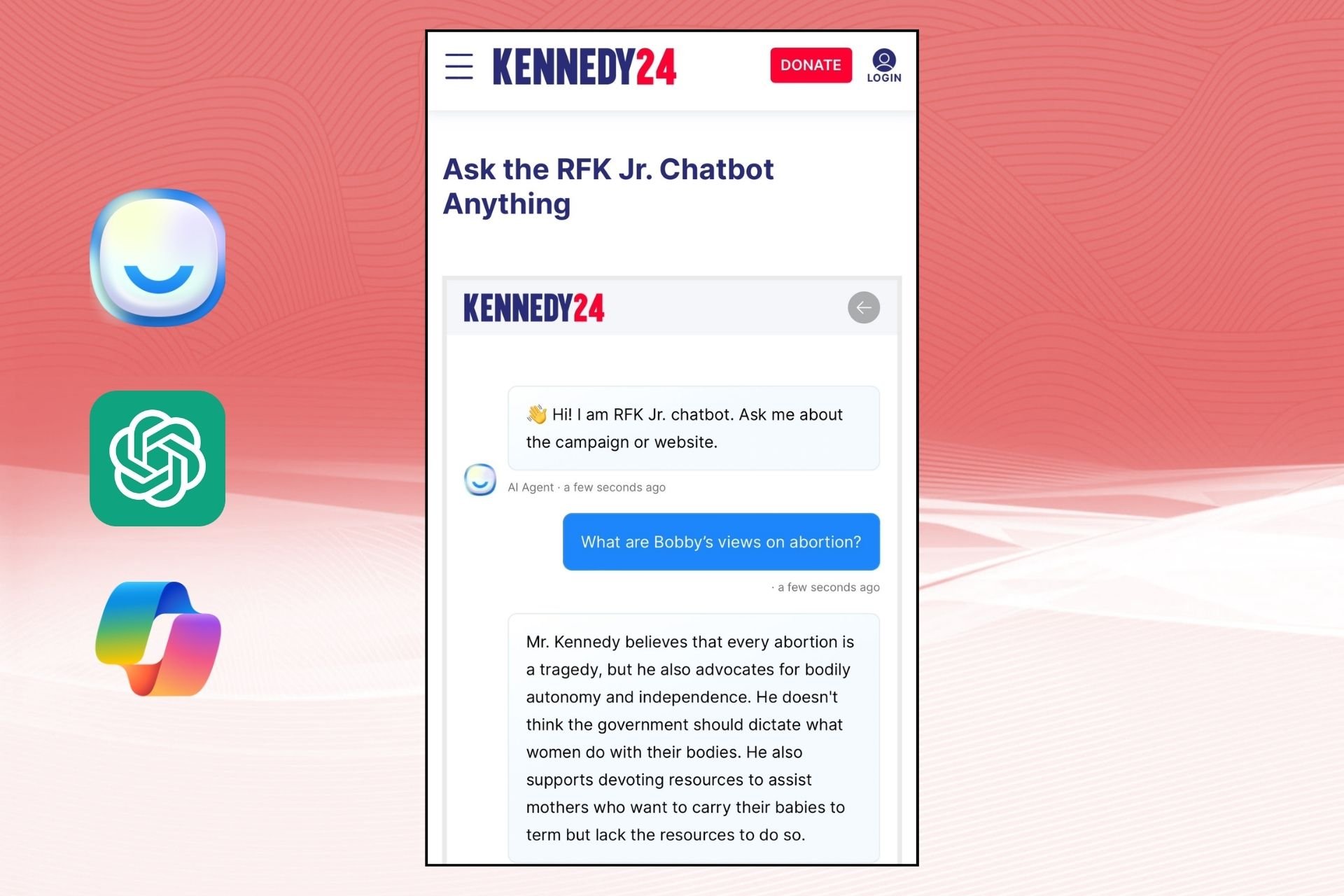 Kennedy Jr's campaign chatbot