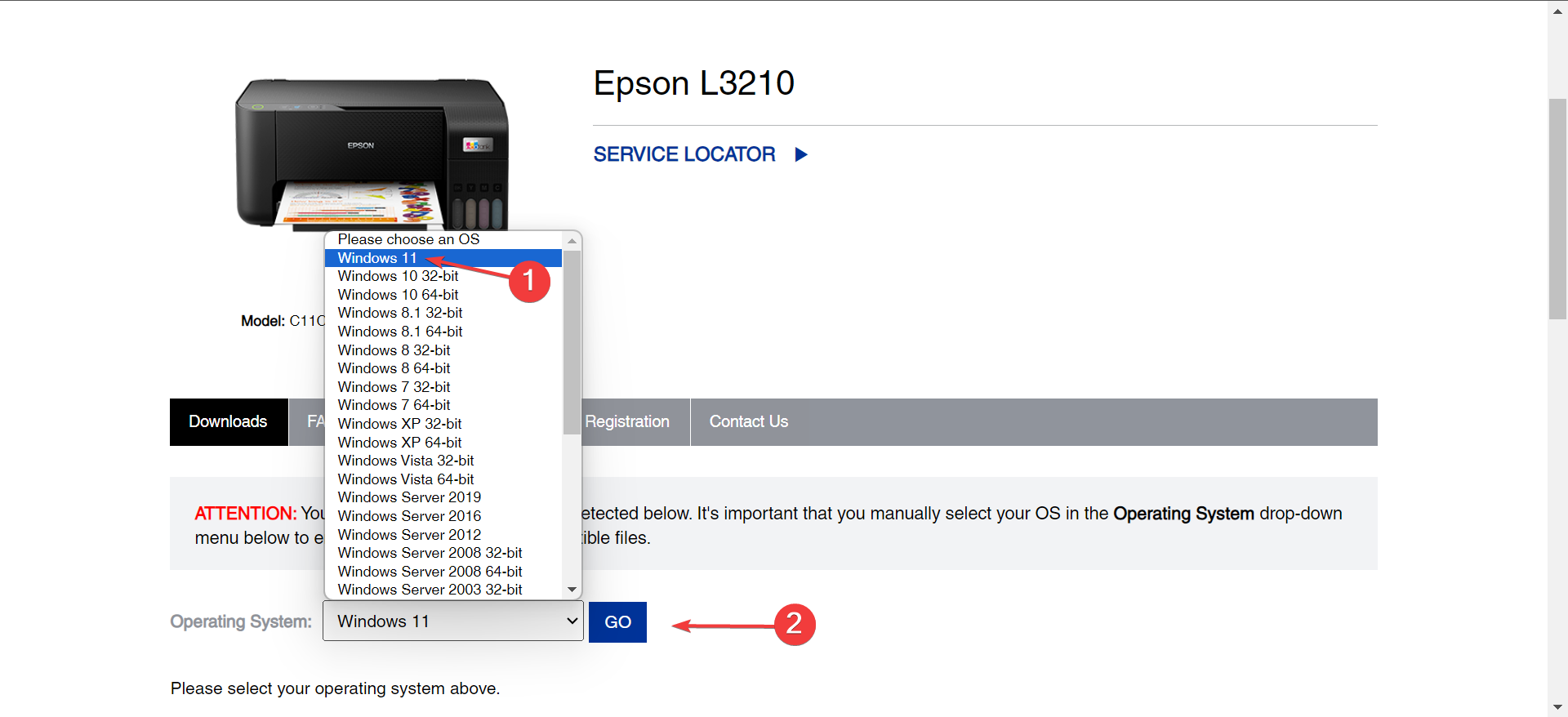 download epson l3210 driver for windows 11