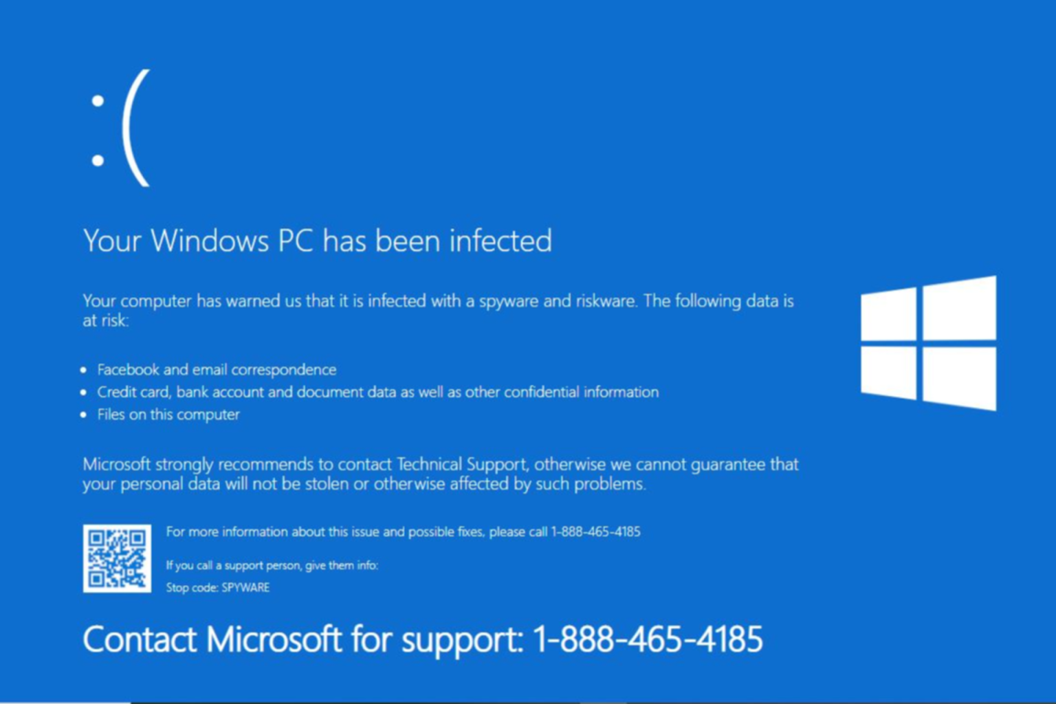 If you get a Computer has been locked up message from Microsoft, here's ...