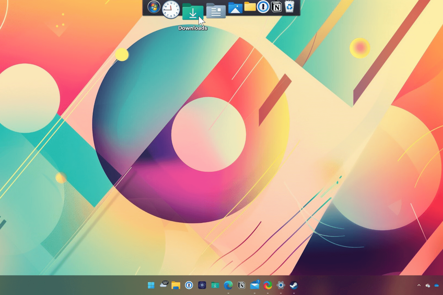 windows 10 theme like mac
