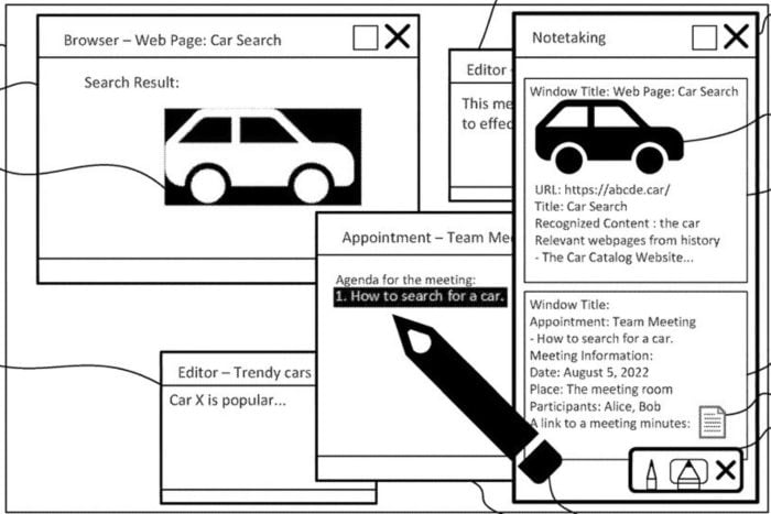 microsoft contextual note taking