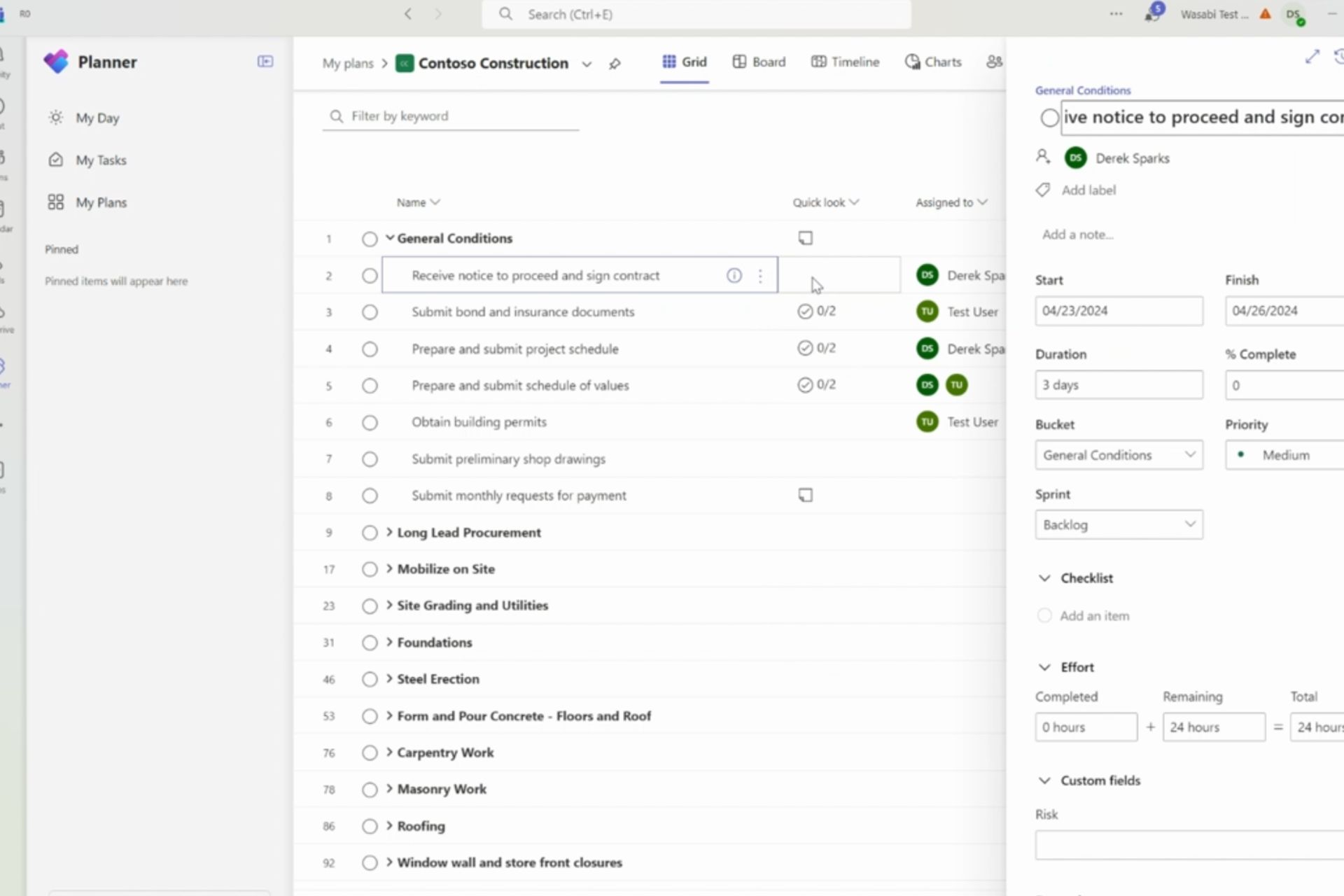 The new Microsoft Planner adds Premium Plan tasks to the My Tasks panel