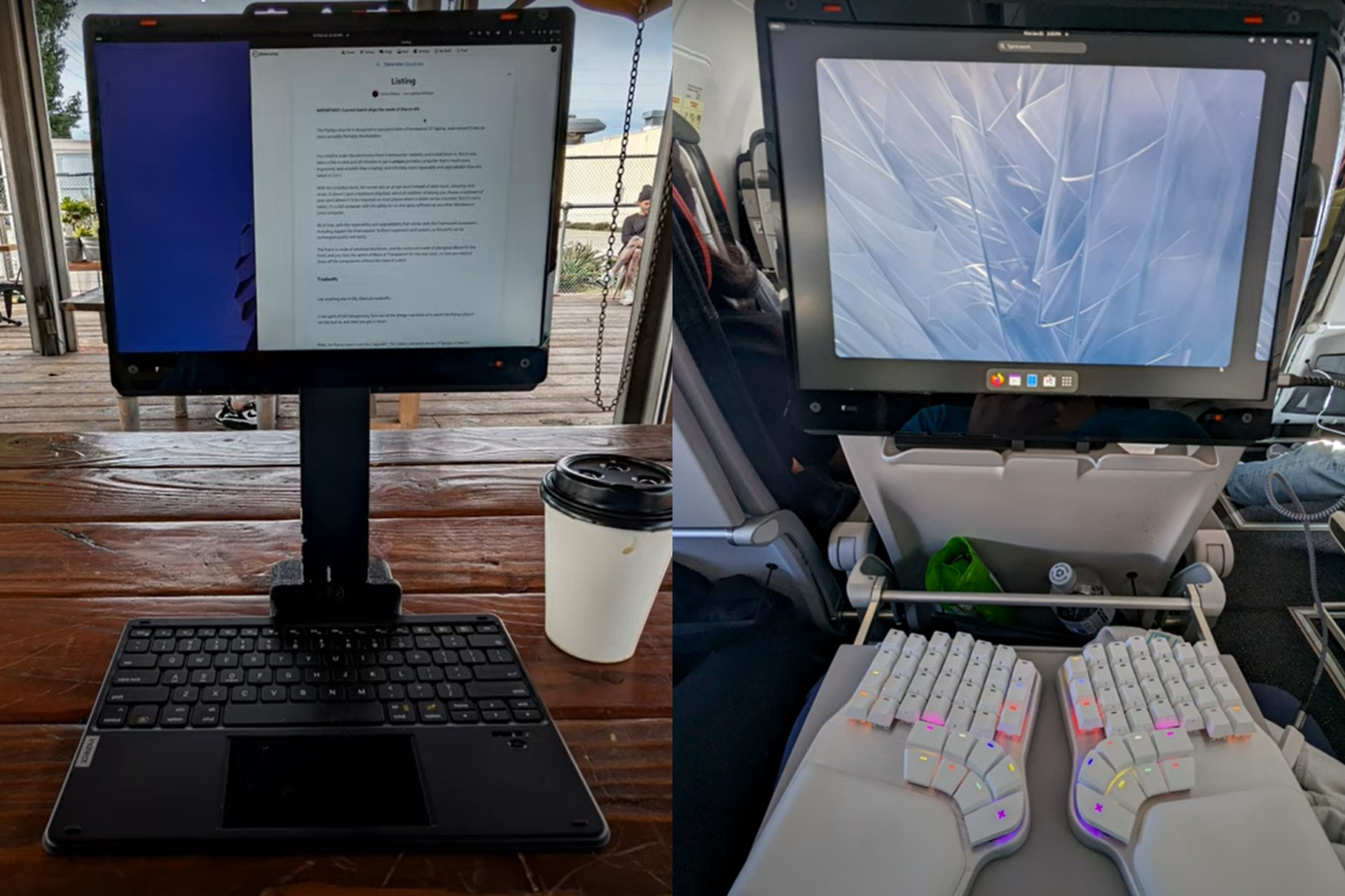 Framework 13 laptop is transformed into an all in one PC