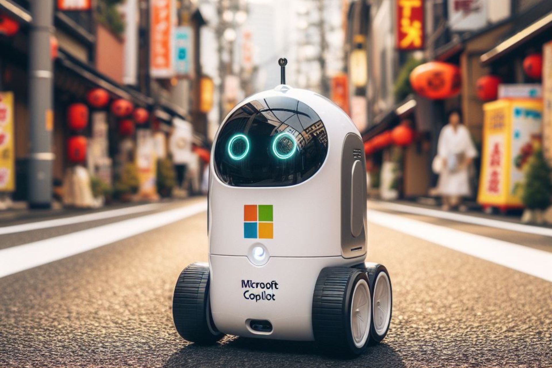 Microsoft Copilot roaming the streets of Japan after the investment