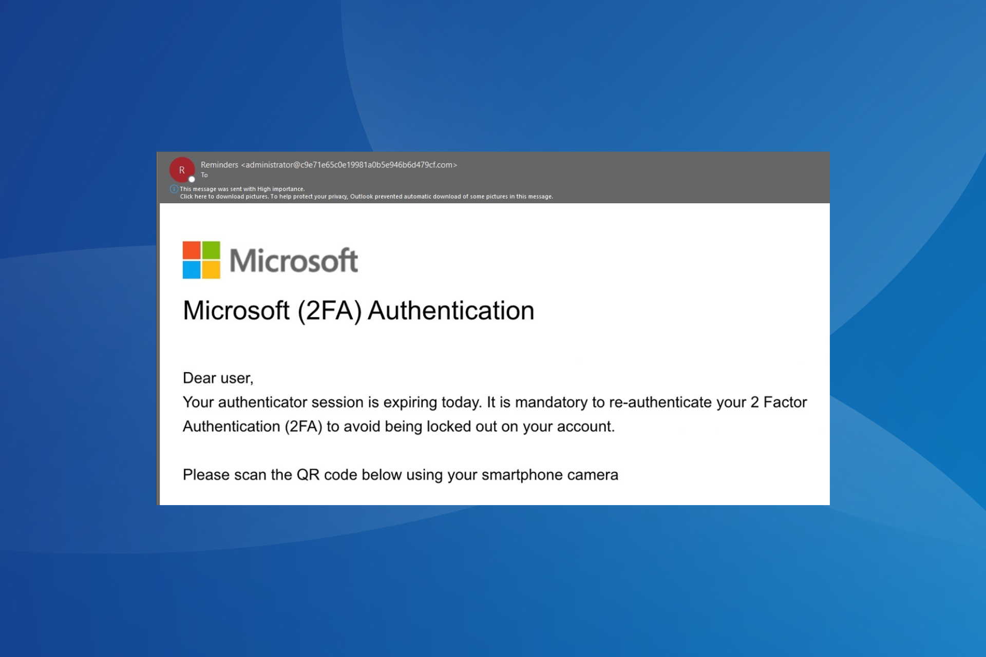 Have you received a two-step verification setup email lately? It’s not from Microsoft