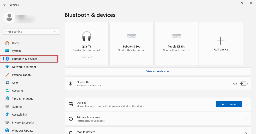 bluetooth and devices