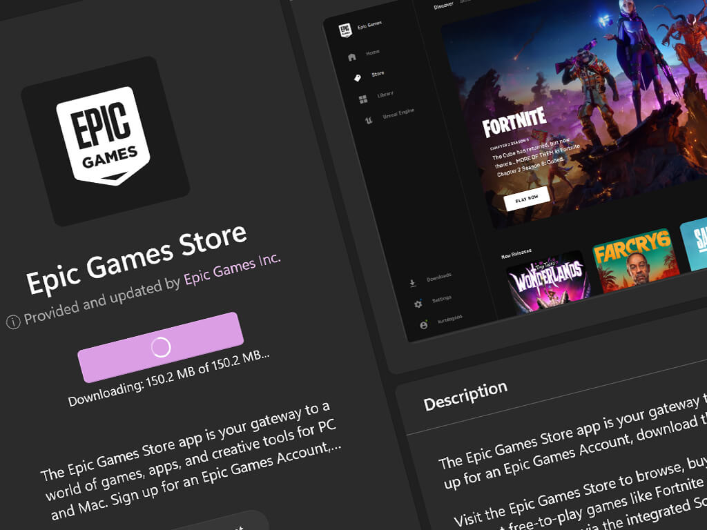 The Epic Games Store is now available in the Windows 11 Microsoft Store