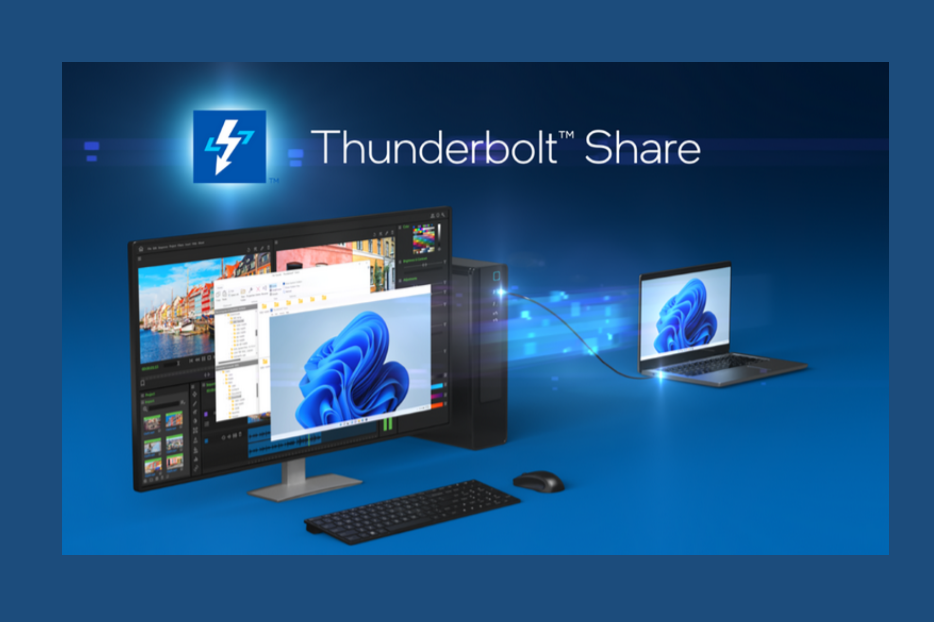 Intel introduces Thunderbolt Share, which makes interaction between two PCs easier
