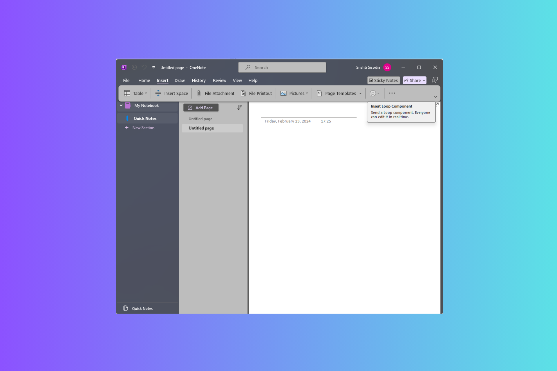 You can now use Loop components in OneNote on web, Windows and Teams