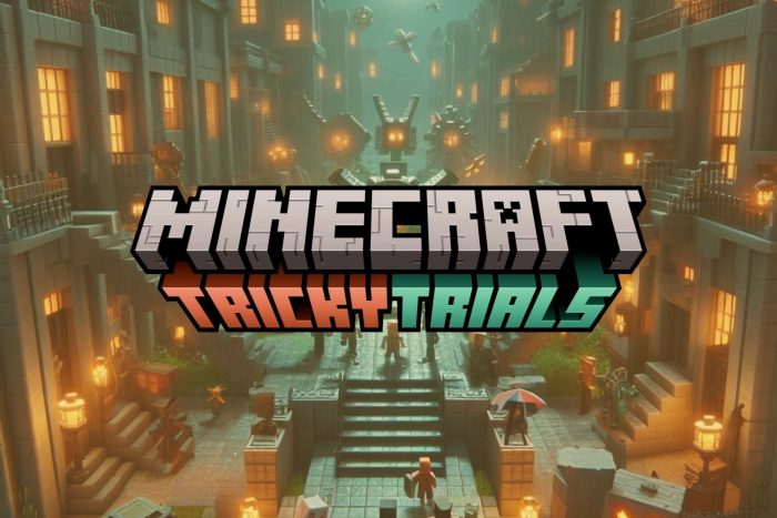 An AI generated image of the Minecraft 1.21 Tricky Trials update