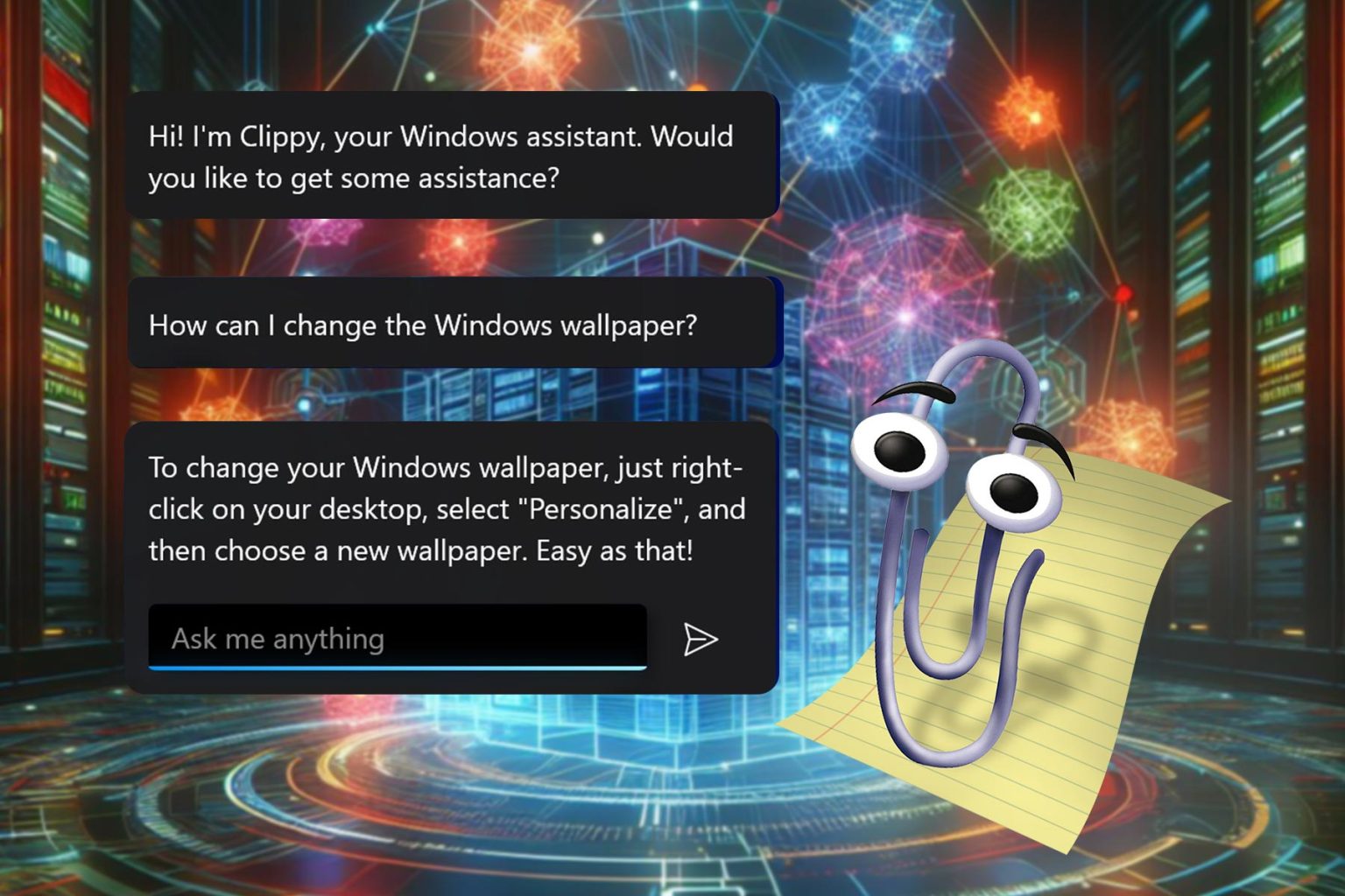 Did you miss Clippy? It's back and it now runs on ChatGPT