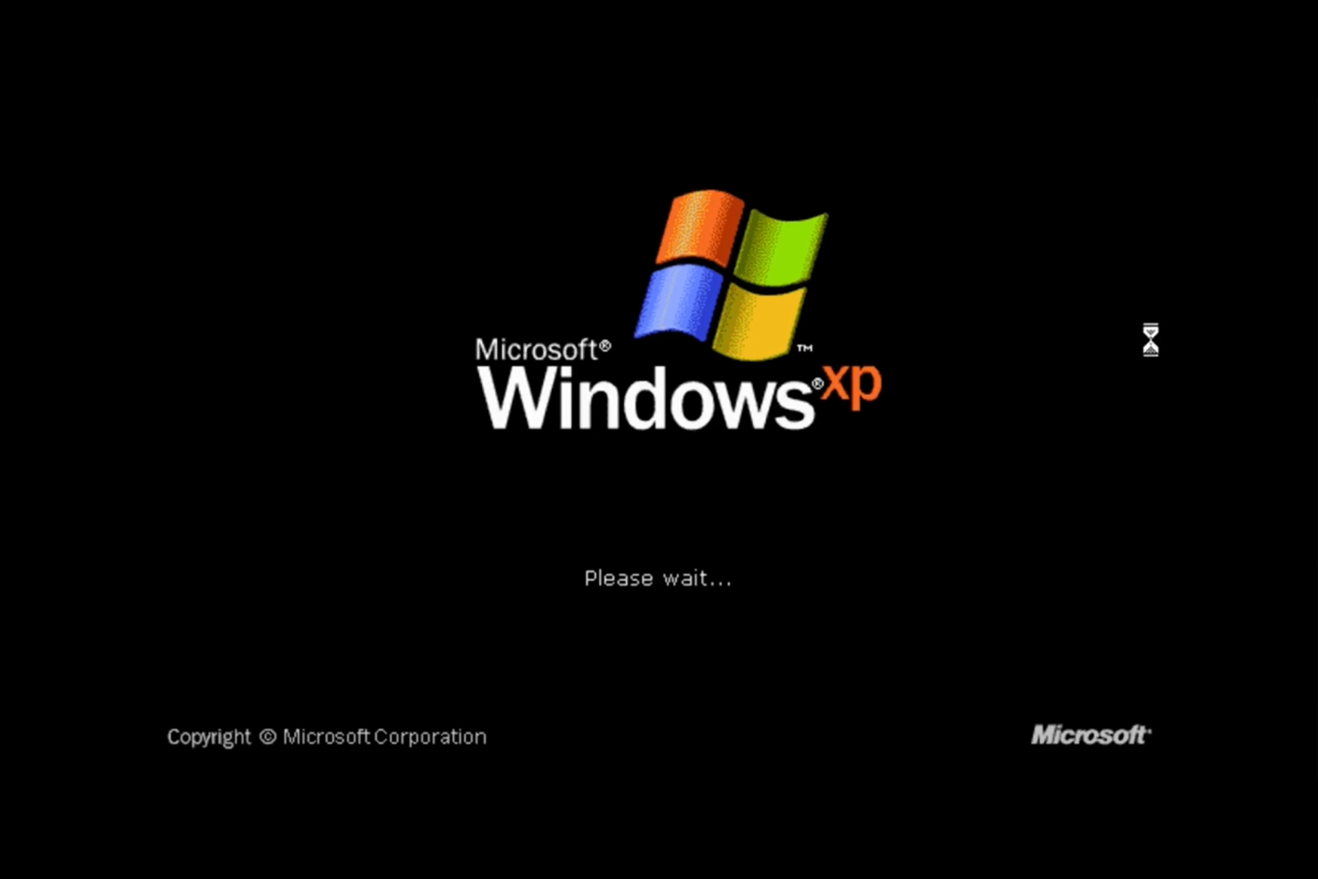 Windows XP malware attack