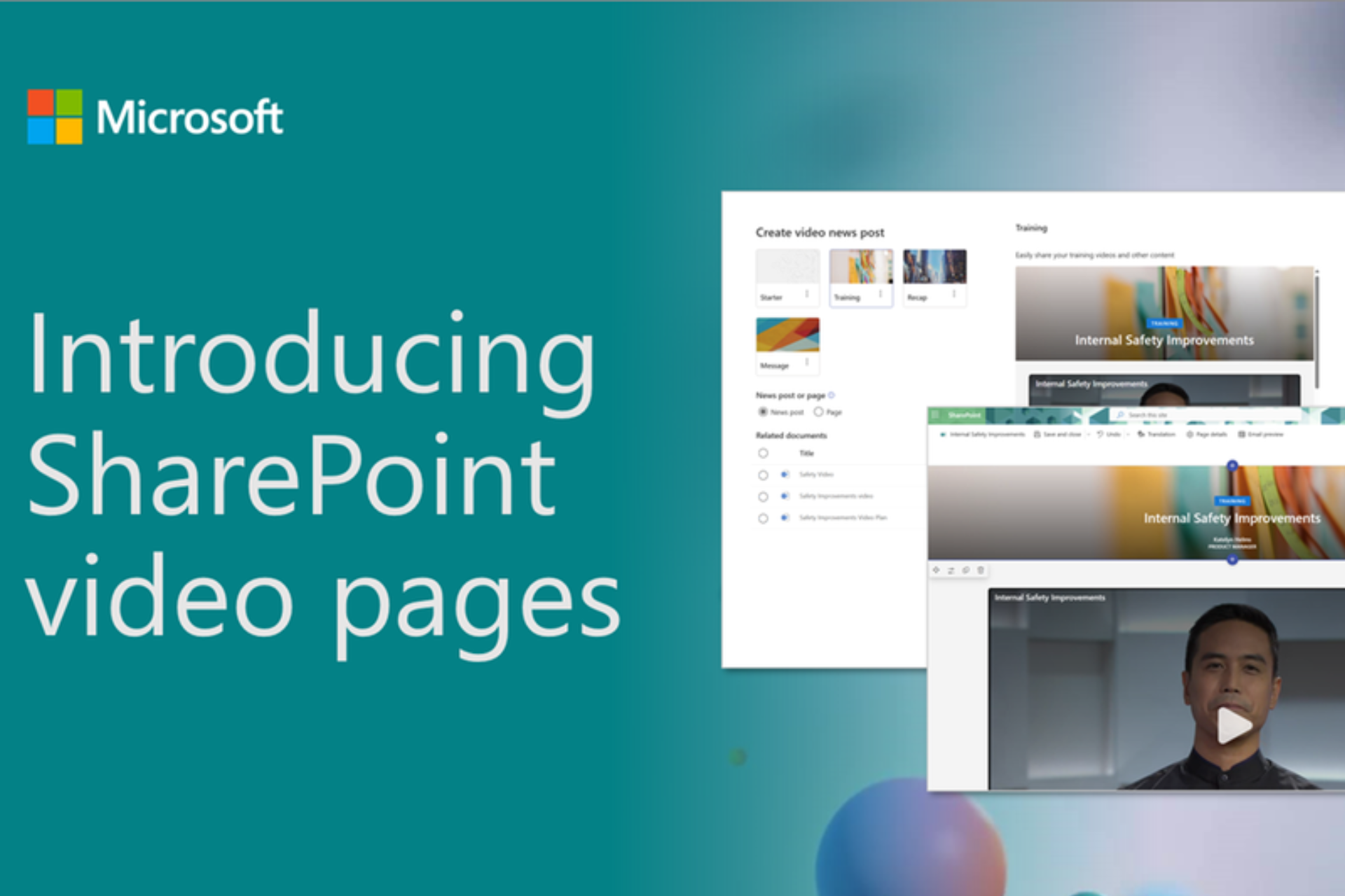 Microsoft adds video page templates to SharePoint Pages and News