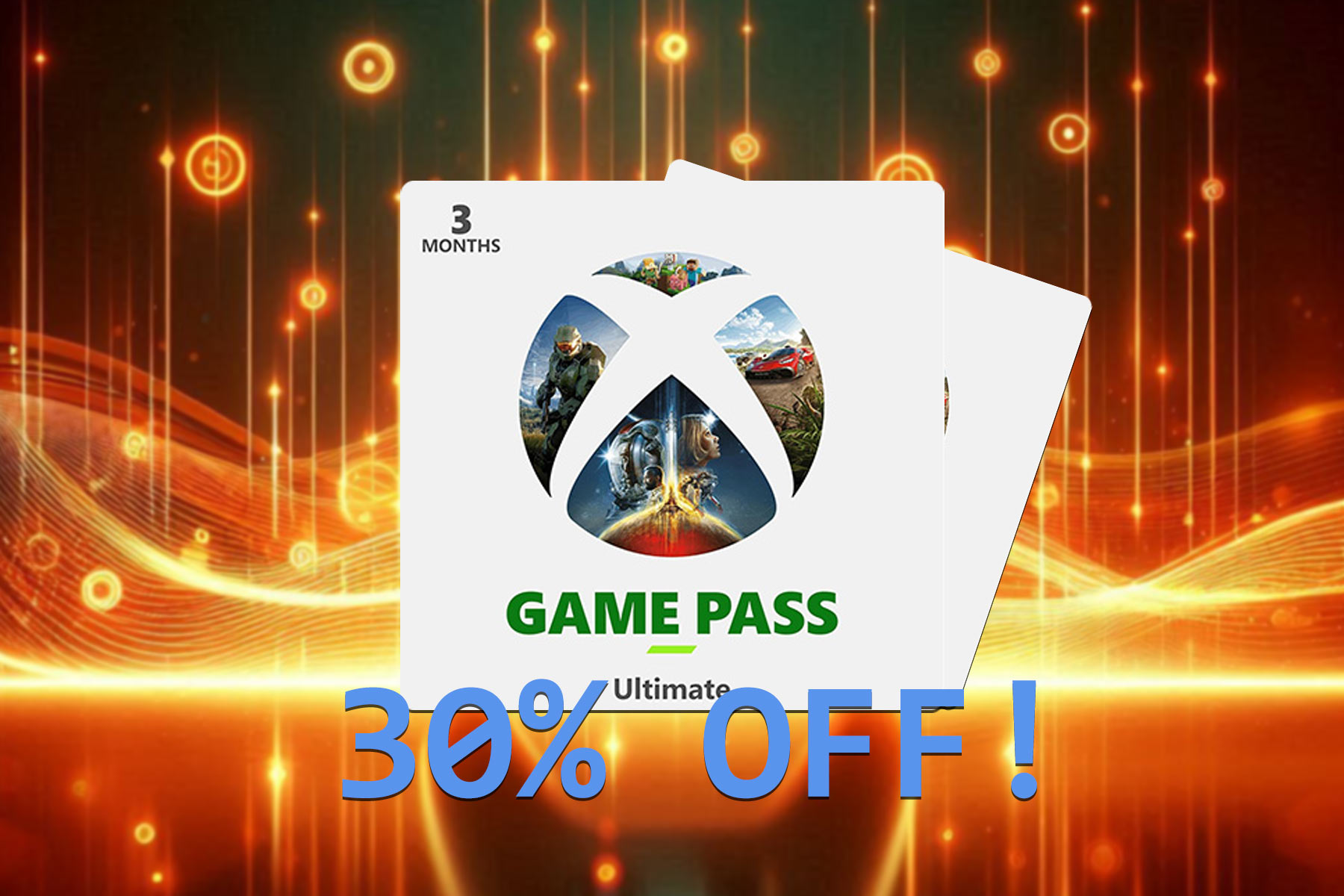 xbox game pass ultimate discount 30
